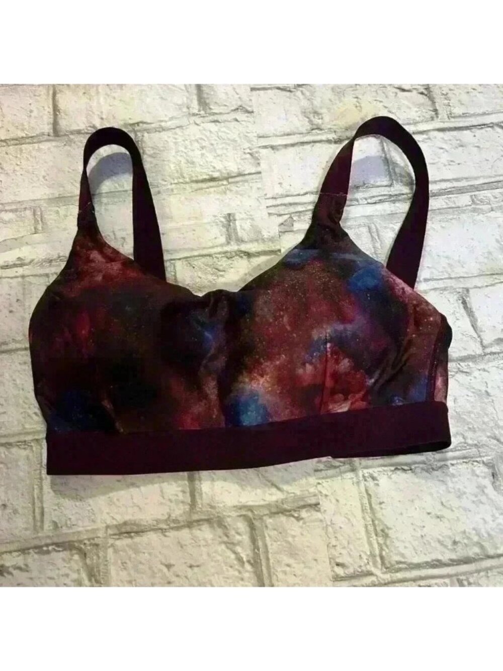 Women’s Calia by Carrie Underwood Purple Galaxy Sports Bra Size XS